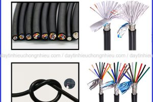 Dây tín hiệu chống nhiễu nhiều lõi 2/3/4/5/6/7/8 RVVP đường kính 0.3mm